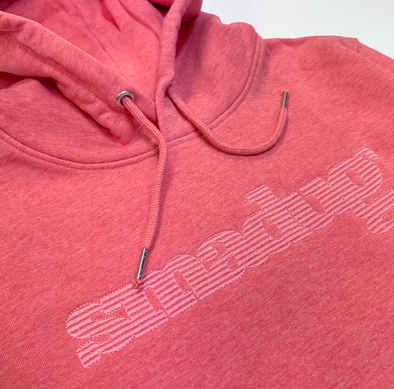 Coral Eco-friendly Logo Hoodie