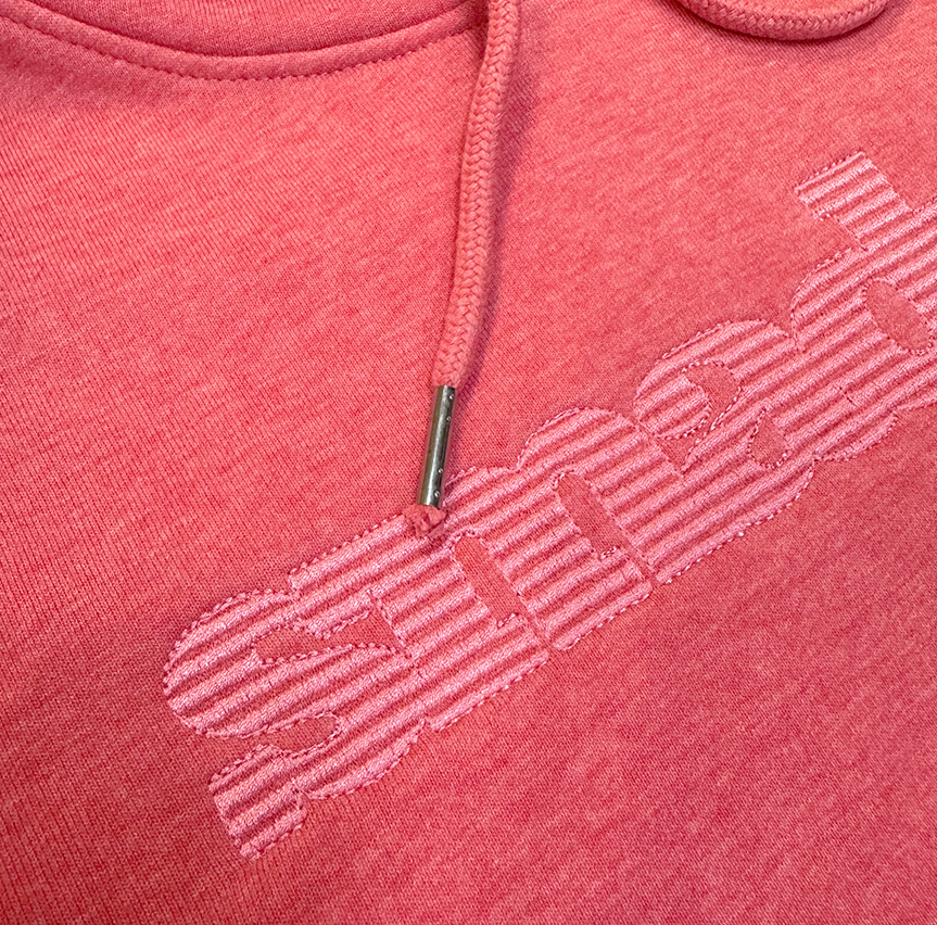 Coral Eco-friendly Logo Hoodie